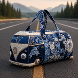 Sac de Voyage Matelassé Indigo