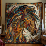 Lou - Couverture matelassée Cheval
