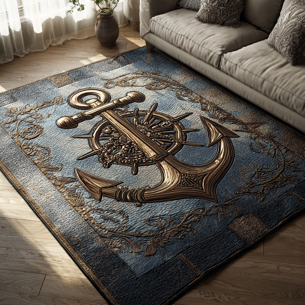Valérie - Tapis décoratif Ancre Horizon