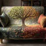 Isabelle - Housse de canapé matelassée Arbre de Vies — photo 7