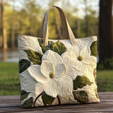 Sac Artisanal - Élégance Florale Matelassée