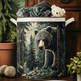 Panier à Linge Matelassé - Vie au Chalet des Ours