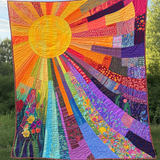 Éléonore - Couverture matelassée Soleil Rayonnant