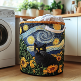 Rachel - Panier à Linge Chat Curieux