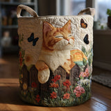 Panier à Linge Matelassé - Coin Sieste du Chat