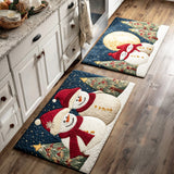 Myriam - Tapis de Cuisine Bonhomme de Neige