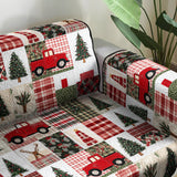 Inès - Housse de Canapé Matelassée Motif de Noël