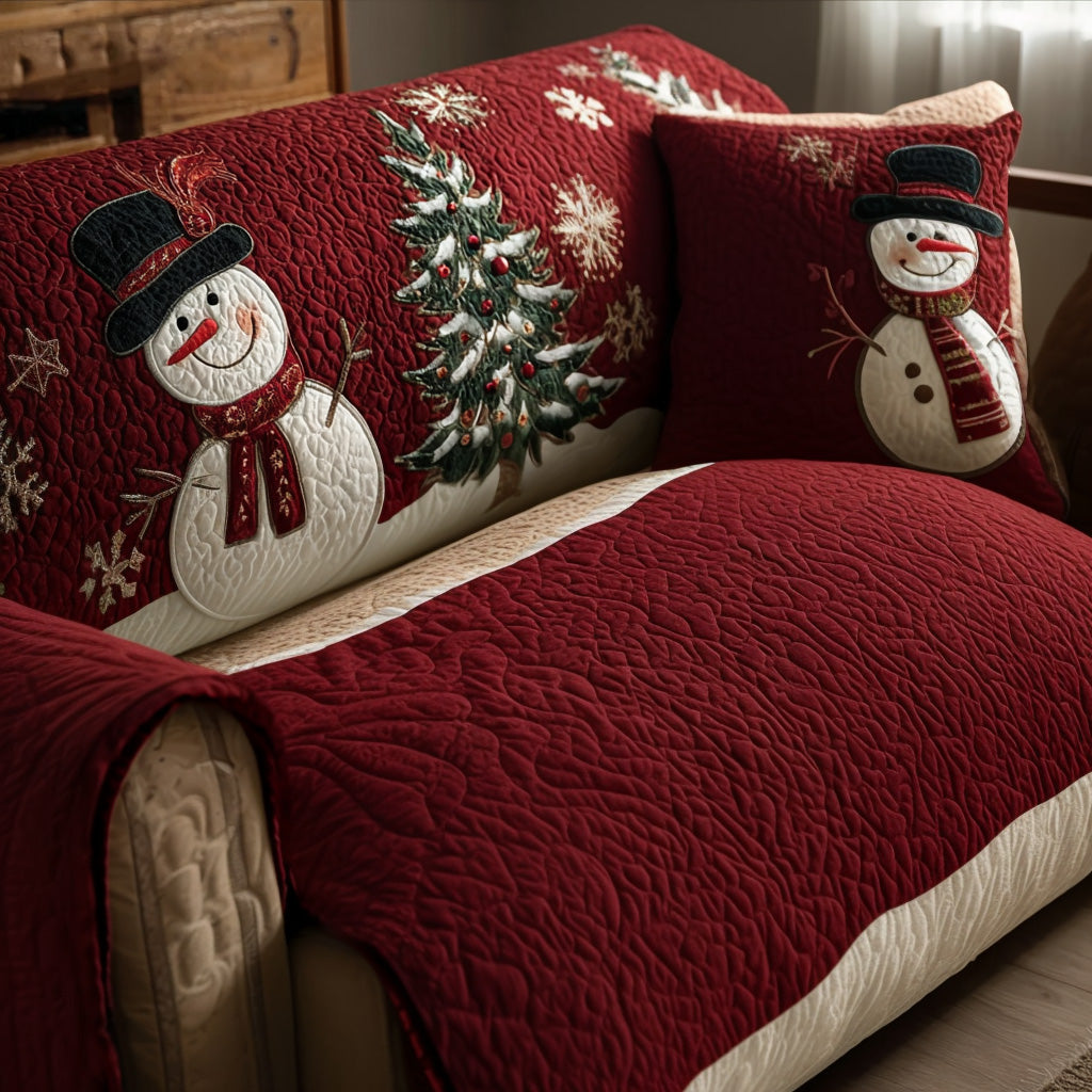 Adèle - Housse de canapé matelassée Motif de Noël — photo 10