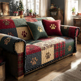 Lise - Housse de Canapé Matelassée Noël Scandinave