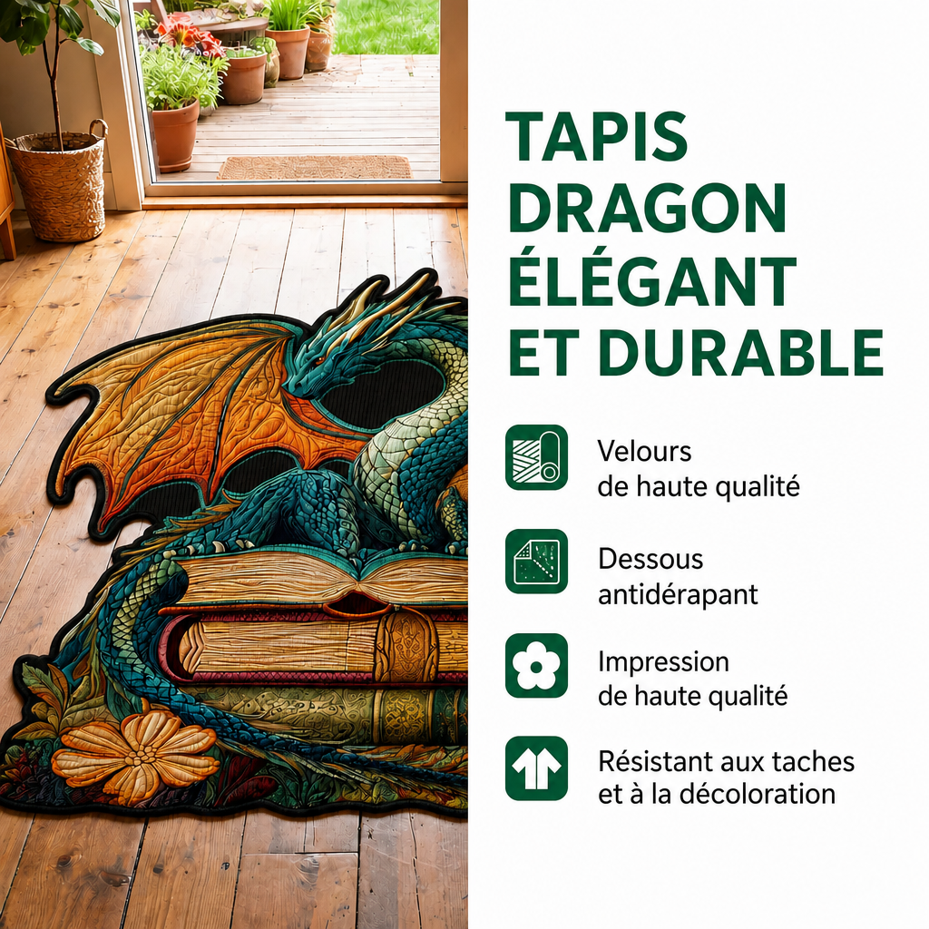 Mathilde - Tapis décoratif Serpent Jade — photo 3