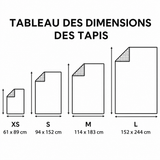 Camille - Tapis décoratif Ambre Nature Sauvage