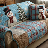 Adèle - Housse de canapé matelassée Motif de Noël — photo 6