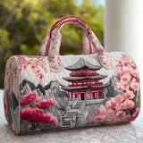 Sac de Voyage Matelassé - Motif Japonais