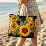 Sac de Plage Artisanal - Tournesol