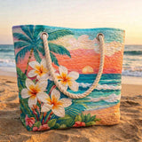 Sac de Plage Artisanal - Esprit Tropical