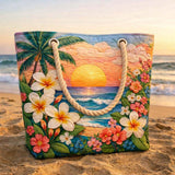 Sac de Plage Artisanal - Brise Tropicale