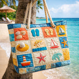 Sac de Plage Artisanal - Matelassé