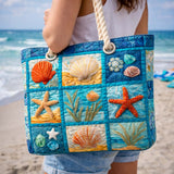 Sac de Plage Artisanal - Coquillages du Littoral