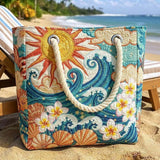 Sac de Plage Artisanal - Halo Chaleureux