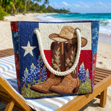 Sac de Plage Artisanal - Fierté du Texas