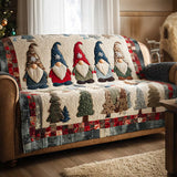 Iris - Housse de Canapé Matelassée Noël Traditionnel