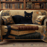 Julie - Housse de Canapé Matelassée Chat Doré