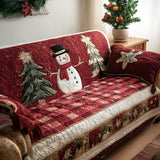 Inès - Housse de Canapé Matelassée Motif de Noël