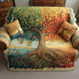 Isabelle - Housse de canapé matelassée Arbre de Vies — photo 6