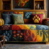 Chloé - Housse de canapé matelassée Empreintes de Patte — photo 10