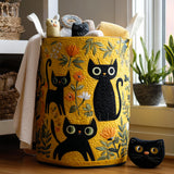 Janine - Panier à Linge en Forme de Chat