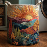 Panier à Linge Matelassé - Racines Dorées