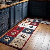 Atelier Louise - Tapis de cuisine Empreintes de Patte