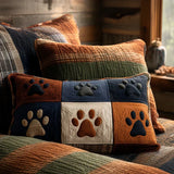 Housse de Coussin Matelassée - Prairie des Empreintes