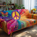 Blanche - Housse de Canapé Matelassée Esprit Hippie
