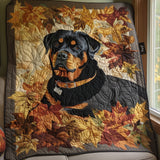 Cordélia - Couverture matelassée Rottweiler Automne Brise