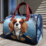 Sac de Voyage Matelassé - Épagneul Élégant