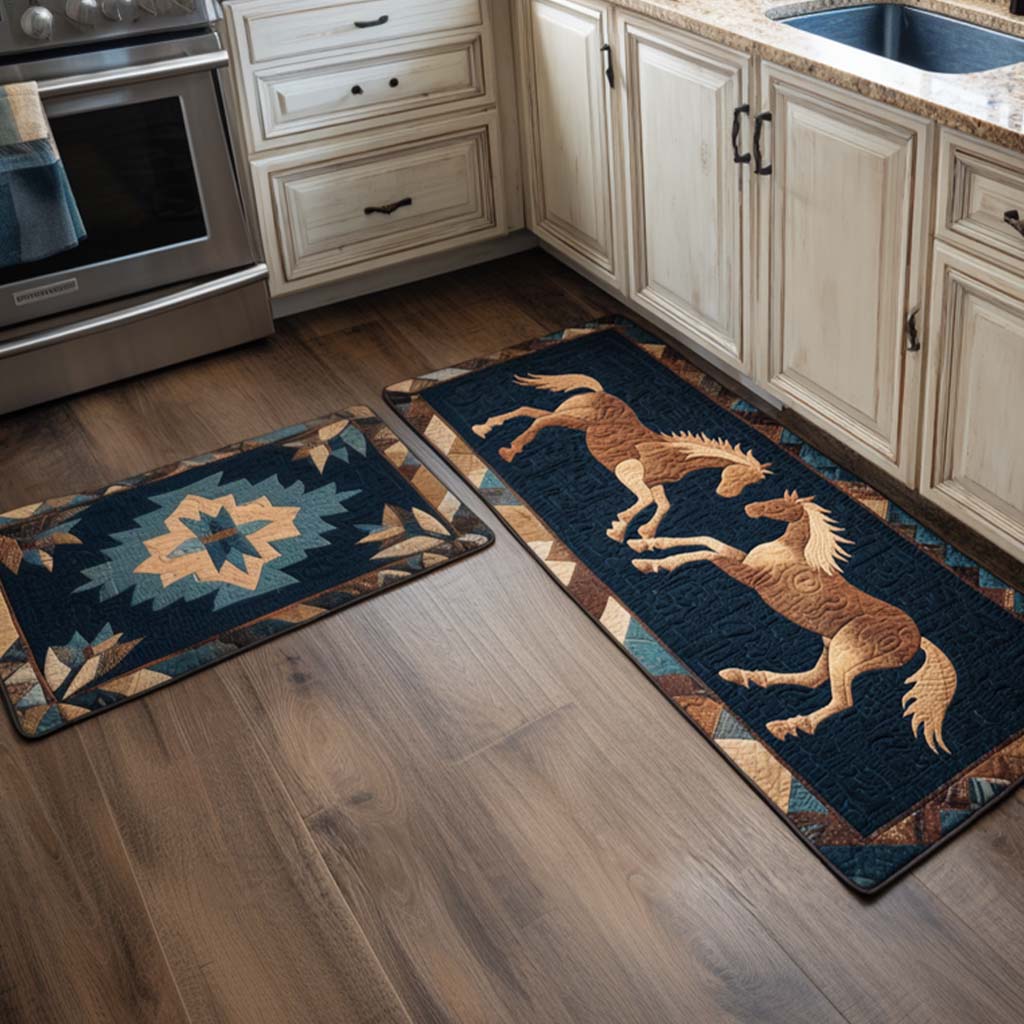 Capucine - Tapis de Cuisine Chevaux au Galop