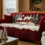 Iris - Housse de Canapé Matelassée Noël Traditionnel