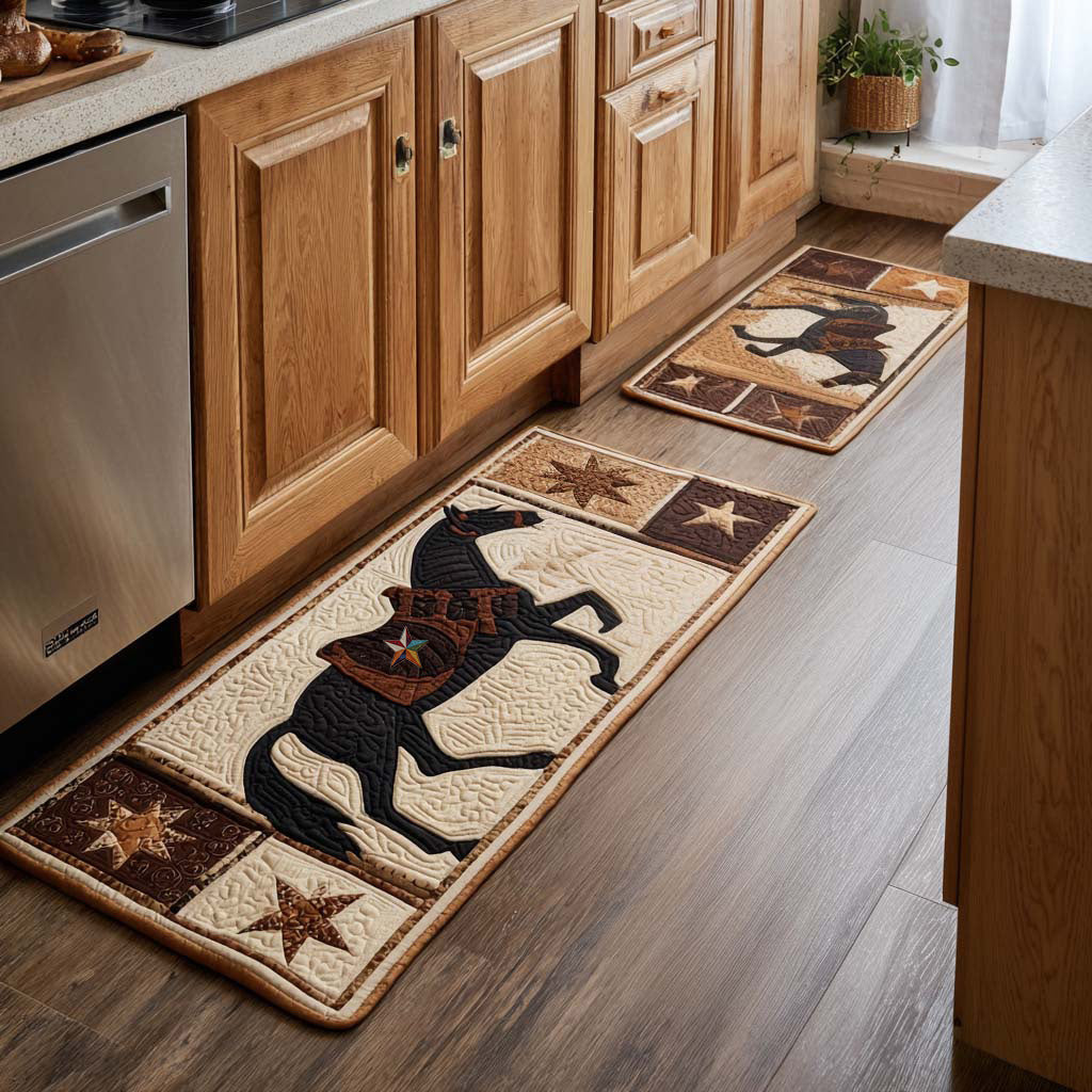 Albane - Tapis de cuisine Étoile Cheval