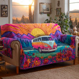 Blanche - Housse de Canapé Matelassée Esprit Hippie