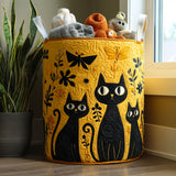 Janine - Panier à Linge en Forme de Chat