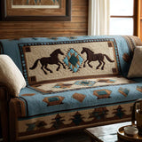 Isaure - Housse de Canapé Matelassée Motif Nature Sauvage