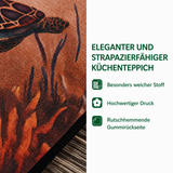 Margaux - Tapis de cuisine Coquillages Délicat