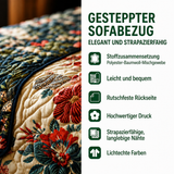 Véronique - Housse de canapé matelassée Motif Hivernal