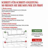 Faustine - Housse de Canapé Matelassée Cardinaux Rouges