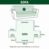 Anouk - Housse de Canapé Matelassée Bonhomme en Pain d'Épices