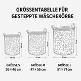 Panier à Linge Matelassé - Pétales