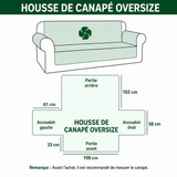 Violette - Housse de canapé matelassée Aspect Velouté