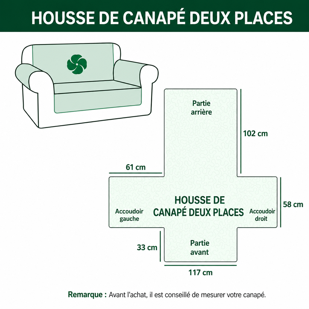 Anaïs - Housse de canapé matelassée Sans Temps — photo 7