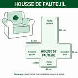 Sylvie - Housse de canapé matelassée Style Rustique
